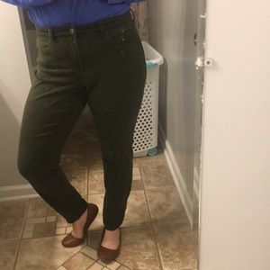 Style & Co. Dark Green Skinny Jeans
